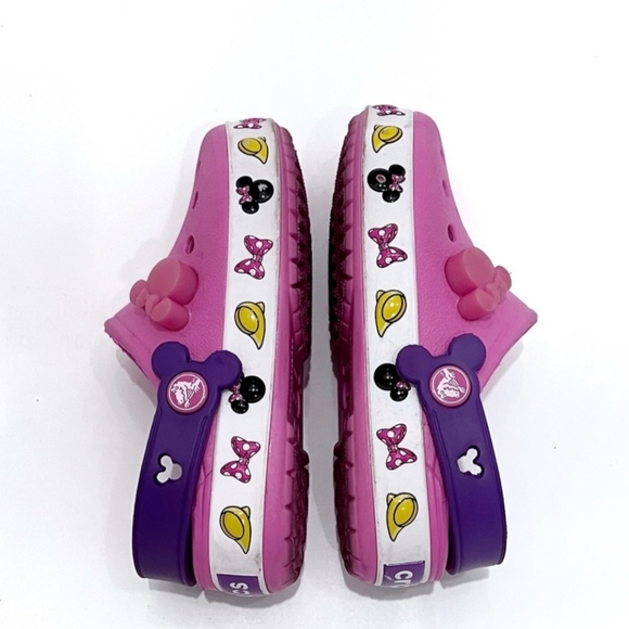 Crocs Kid's Disney Clog Mickey Mouse and Minnie Mouse Shoes Size 10/11 - Picture 2 of 4